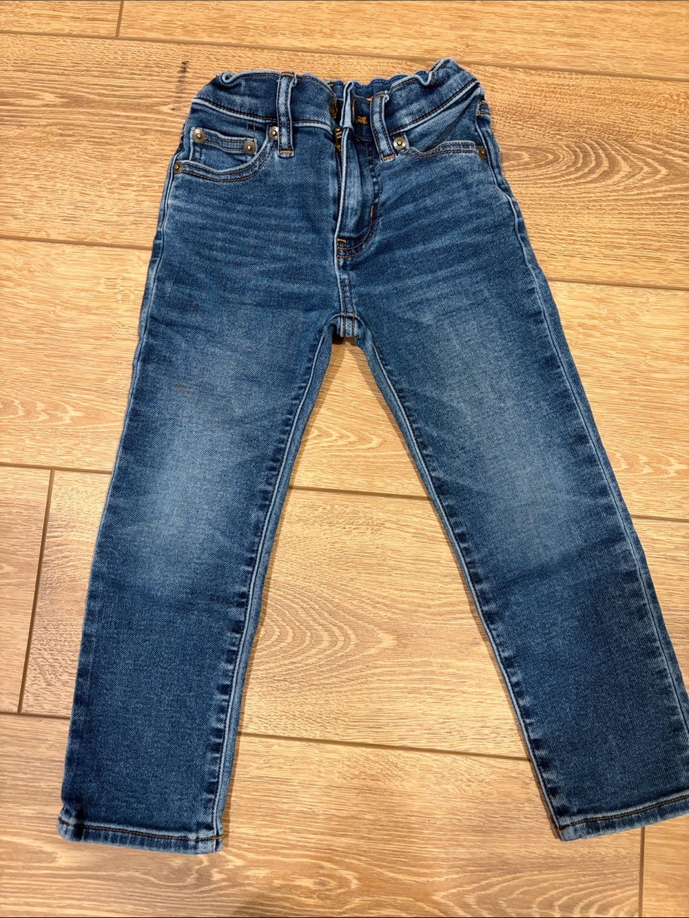 Crewcuts Dark Blue Straight-Leg Kids Jeans  Sz4